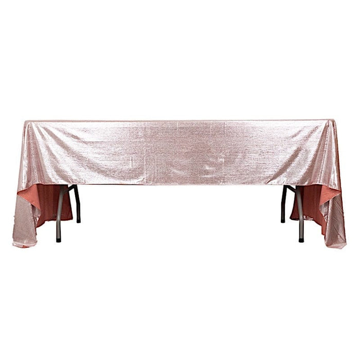 60"x126" Polyester Rectangular Tablecloth with Sequin Dots TAB_SHIM_60126_054