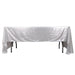 60"x126" Polyester Rectangular Tablecloth with Sequin Dots TAB_SHIM_60126_SILV