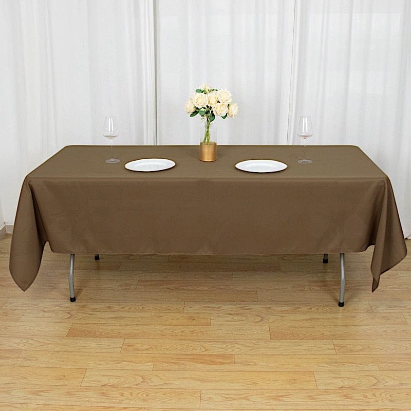 60x102" Polyester Rectangular Tablecloth Wedding Table Linens