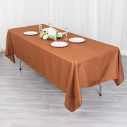 60x102" Polyester Rectangular Tablecloth Wedding Table Linens