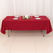 60x102" Polyester Rectangular Tablecloth Wedding Table Linens
