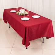 60x102" Polyester Rectangular Tablecloth Wedding Table Linens