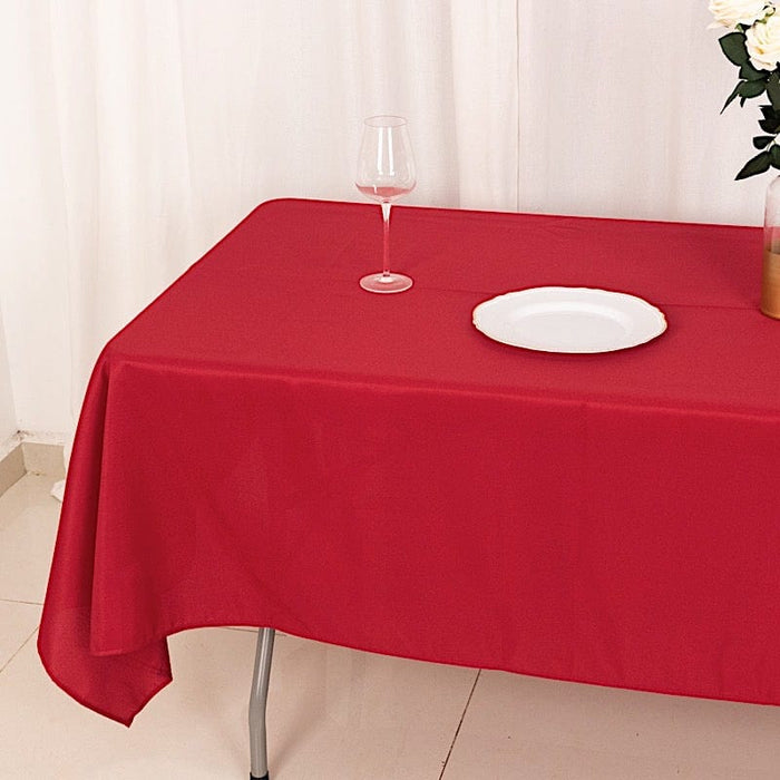 60x102" Polyester Rectangular Tablecloth Wedding Table Linens