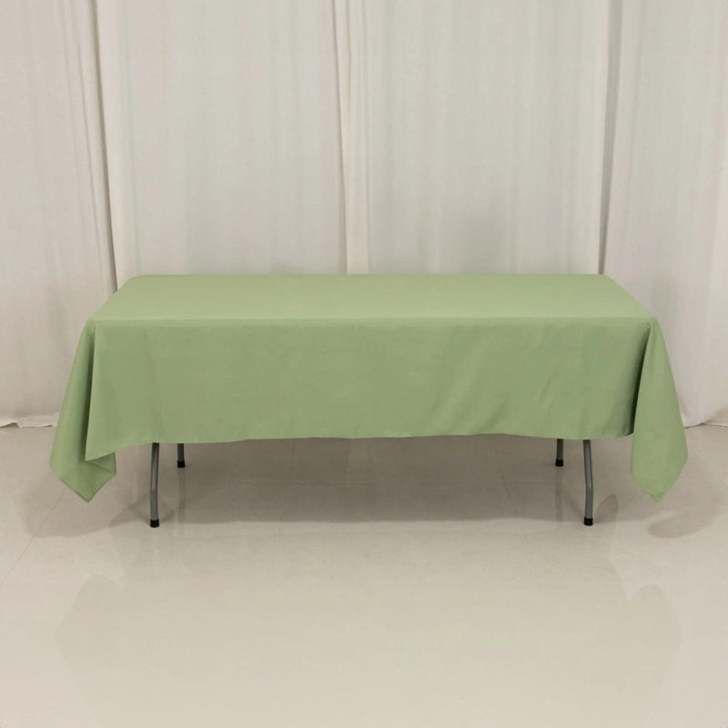 60x102" Premium Polyester Rectangular Tablecloth Wedding Table Linens