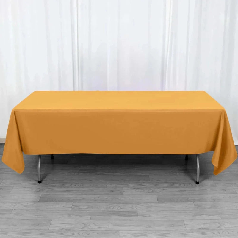 60x102" Premium Polyester Rectangular Tablecloth Wedding Table Linens