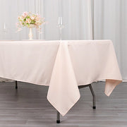 60x102" Premium Polyester Rectangular Tablecloth Wedding Table Linens