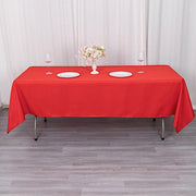 60x102" Premium Polyester Rectangular Tablecloth Wedding Table Linens