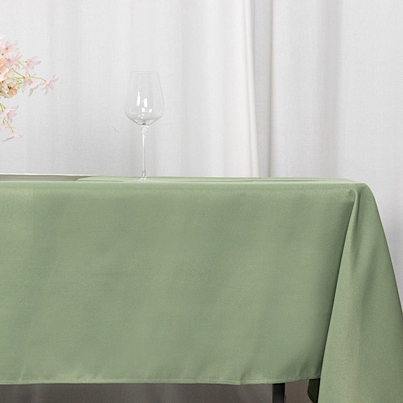 60x102" Premium Polyester Rectangular Tablecloth Wedding Table Linens