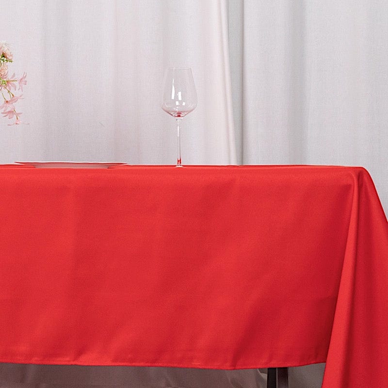 60x102" Premium Polyester Rectangular Tablecloth Wedding Table Linens