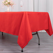 60x102" Premium Polyester Rectangular Tablecloth Wedding Table Linens
