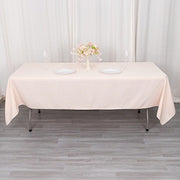 60x102" Premium Polyester Rectangular Tablecloth Wedding Table Linens