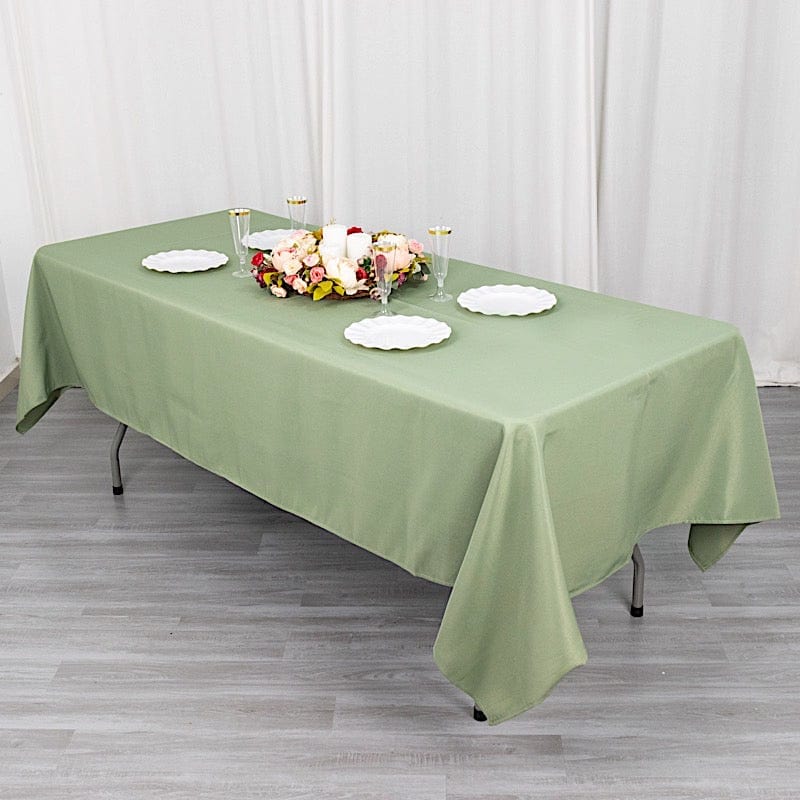 60x102" Premium Polyester Rectangular Tablecloth Wedding Table Linens