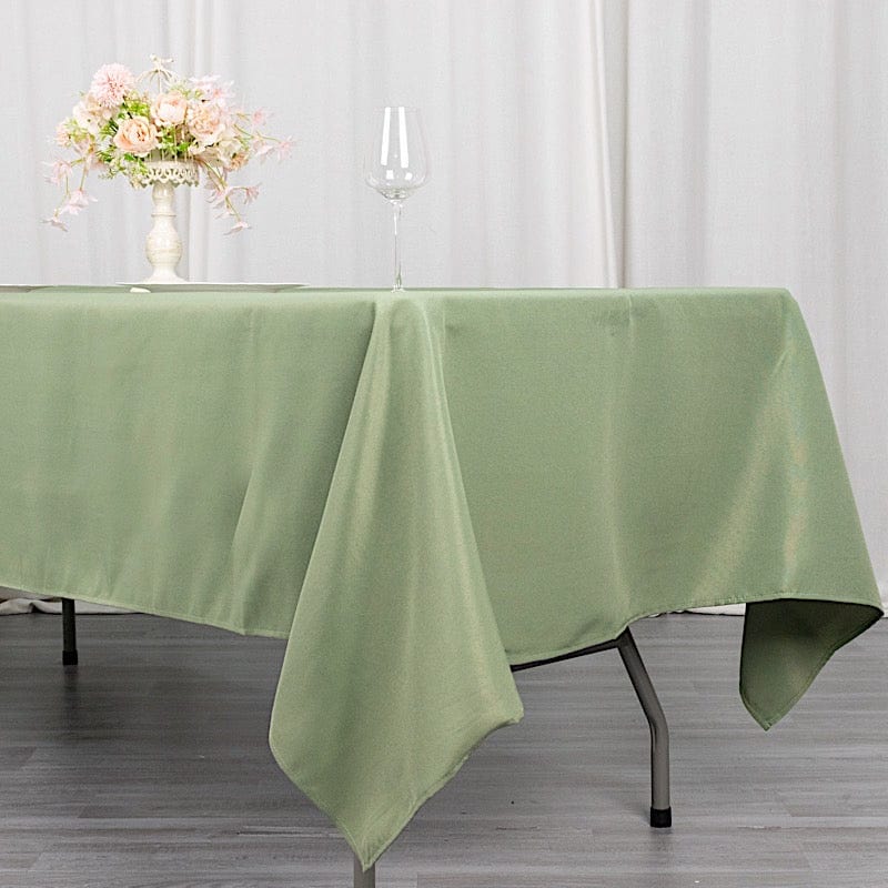 60x102" Premium Polyester Rectangular Tablecloth Wedding Table Linens
