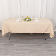 60x102" Premium Polyester Rectangular Tablecloth Wedding Table Linens
