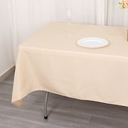 60x102" Premium Polyester Rectangular Tablecloth Wedding Table Linens