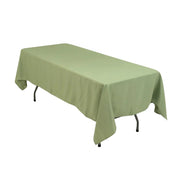 60x102" Premium Polyester Rectangular Tablecloth Wedding Table Linens TAB_60102_SAGE_PRM