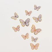 64 Assorted 3D Butterfly Cake Toppers Cupcake Decorations - Pink and Purple CAKE_TOP_017_BUT01_MIX
