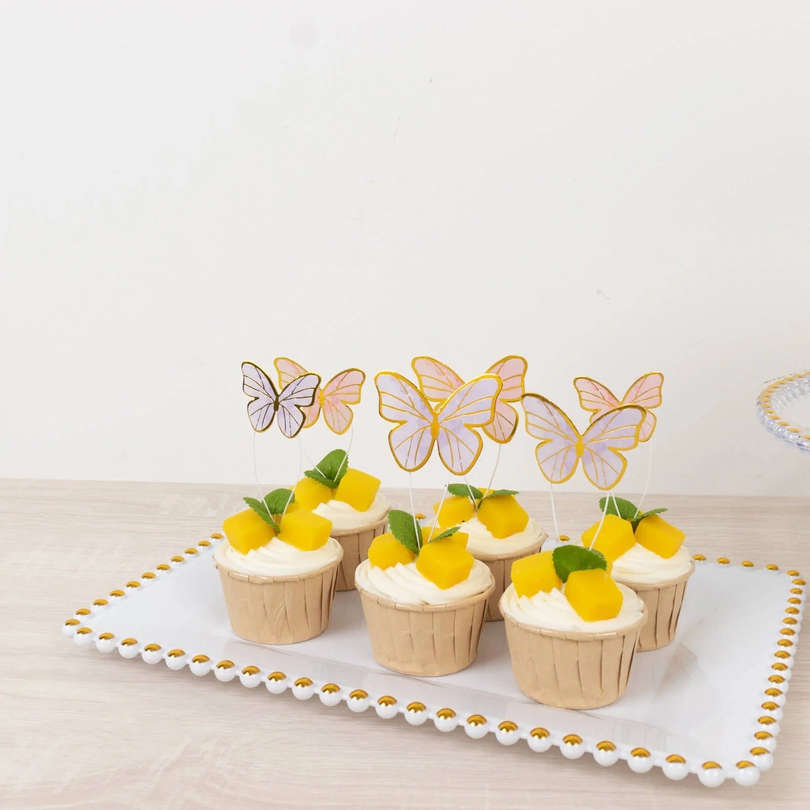 64 Assorted 3D Butterfly Cake Toppers Cupcake Decorations - Pink and Purple CAKE_TOP_017_BUT01_MIX