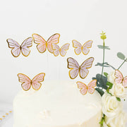 64 Assorted 3D Butterfly Cake Toppers Cupcake Decorations - Pink and Purple CAKE_TOP_017_BUT01_MIX