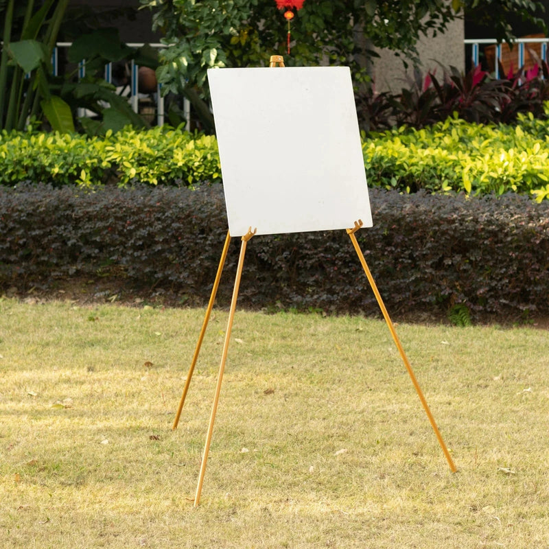 65" Heavy Duty Portable Gold Metal Easel Stand - Gold FURN_STND_001HD_GOLD