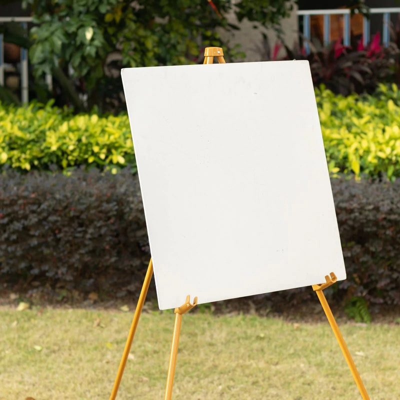65" Heavy Duty Portable Gold Metal Easel Stand - Gold FURN_STND_001HD_GOLD