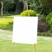 65" tall Metal Easel Collapsible Tripod Stand - Black