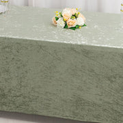 6ft Crushed Velvet Stretch Fitted Rectangular Table Cover