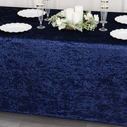 6ft Crushed Velvet Stretch Fitted Rectangular Table Cover
