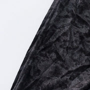 6ft Crushed Velvet Stretch Fitted Rectangular Table Cover