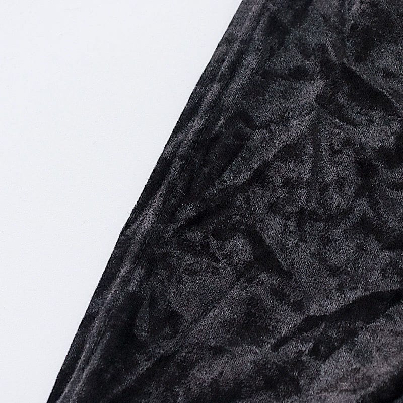 6ft Crushed Velvet Stretch Fitted Rectangular Table Cover