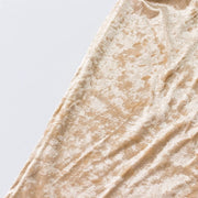 6ft Crushed Velvet Stretch Fitted Rectangular Table Cover