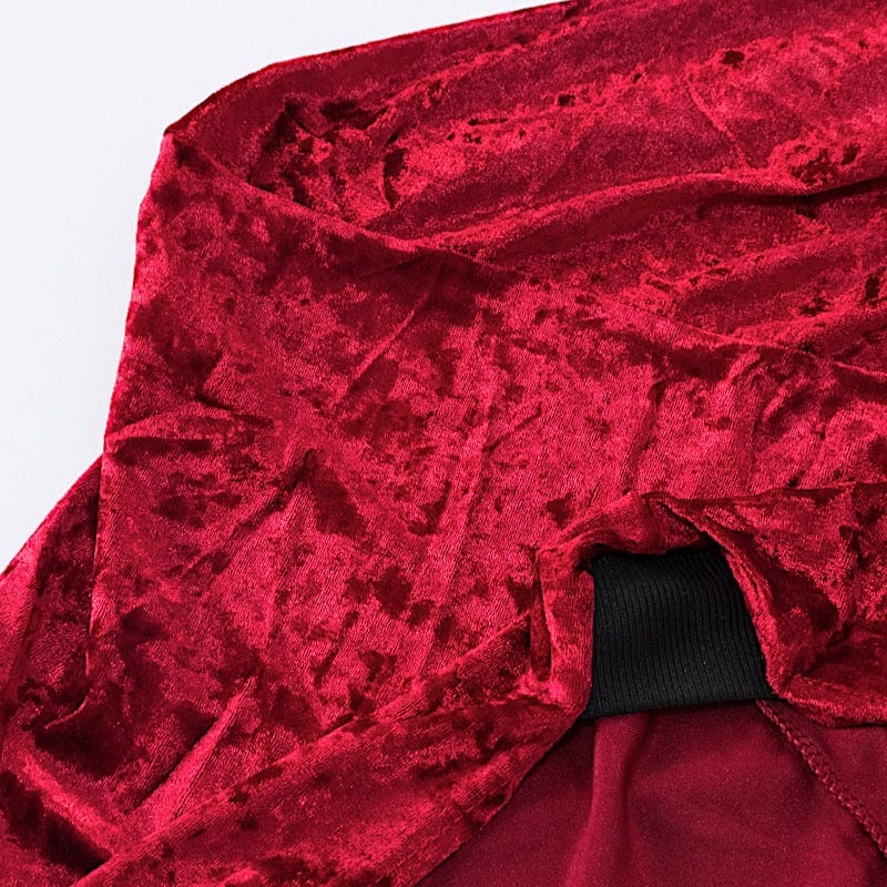 6ft Crushed Velvet Stretch Fitted Rectangular Table Cover