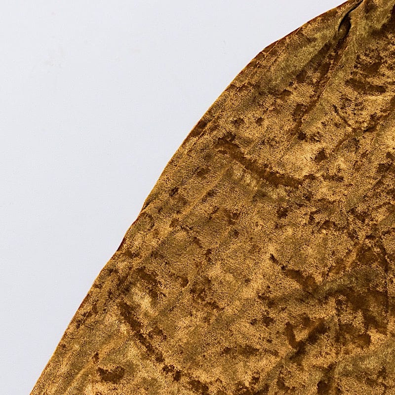 6ft Crushed Velvet Stretch Fitted Rectangular Table Cover - Beige