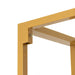 6ft x 12ft Freestanding Rectangular Double Frame Metal Over The Table Stand - Gold BKDP_STND_LADER_6X12_GOLD