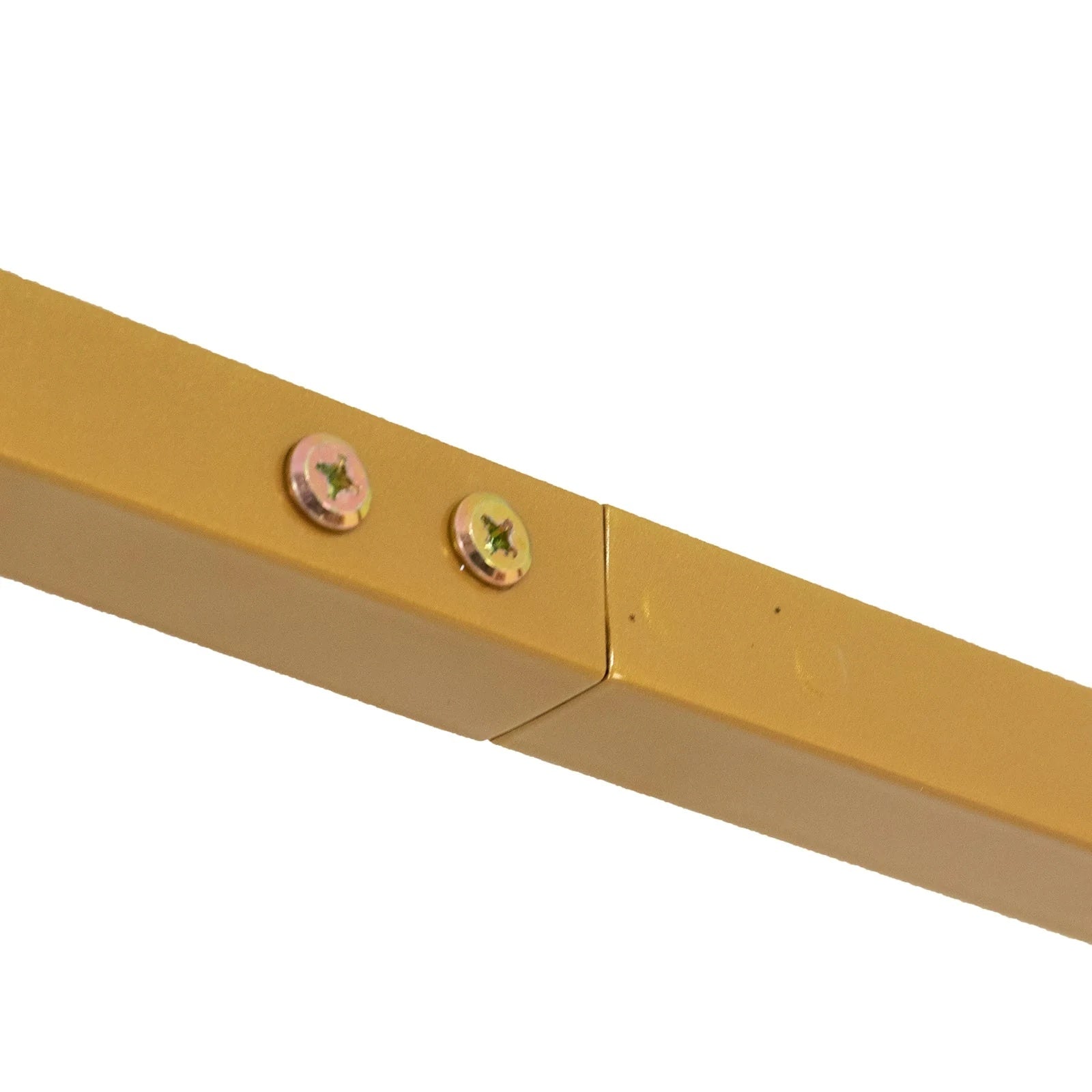 6ft x 8ft Freestanding Rectangular Double Frame Metal Over The Table Stand - Gold BKDP_STND_LADER_6X8_GOLD