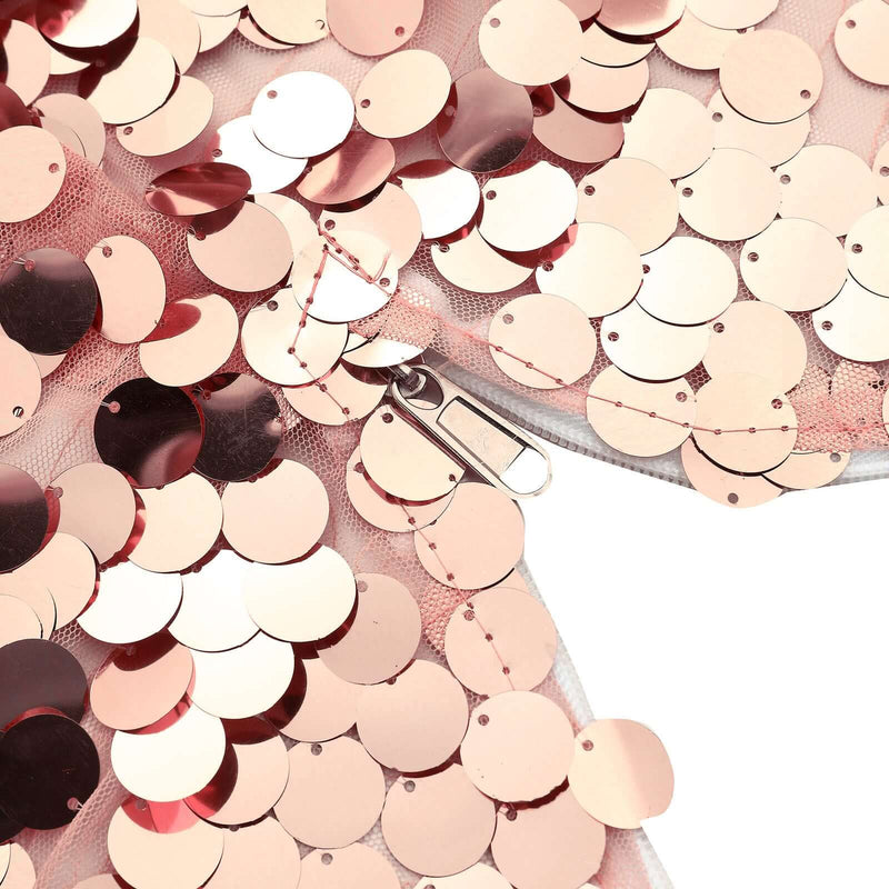 7.5 ft Big Payette Sequin Round Backdrop Stand Cover Wedding Decorations BKDP_STNDCIR1_71_046