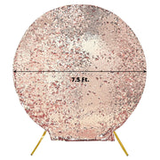 7.5 ft Big Payette Sequin Round Backdrop Stand Cover Wedding Decorations BKDP_STNDCIR1_71_046