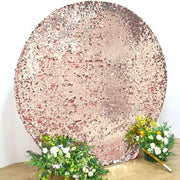 7.5 ft Big Payette Sequin Round Backdrop Stand Cover Wedding Decorations BKDP_STNDCIR1_71_046