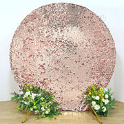 7.5 ft Big Payette Sequin Round Backdrop Stand Cover Wedding Decorations BKDP_STNDCIR1_71_046