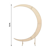 7.5 ft Fitted Spandex Crescent Moon Wedding Arch Backdrop Stand Cover
