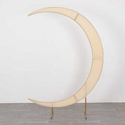 7.5 ft Fitted Spandex Crescent Moon Wedding Arch Backdrop Stand Cover