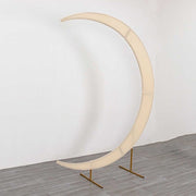 7.5 ft Fitted Spandex Crescent Moon Wedding Arch Backdrop Stand Cover