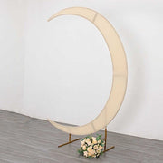 7.5 ft Fitted Spandex Crescent Moon Wedding Arch Backdrop Stand Cover