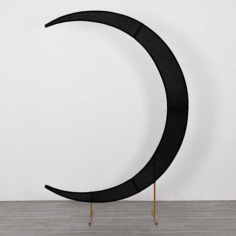 7.5 ft Fitted Spandex Crescent Moon Wedding Arch Backdrop Stand Cover
