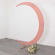 7.5 ft Fitted Spandex Crescent Moon Wedding Arch Backdrop Stand Cover