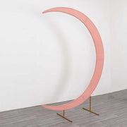 7.5 ft Fitted Spandex Crescent Moon Wedding Arch Backdrop Stand Cover