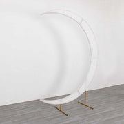 7.5 ft Fitted Spandex Crescent Moon Wedding Arch Backdrop Stand Cover