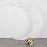 7.5 ft Fitted Spandex Crescent Moon Wedding Arch Backdrop Stand Cover