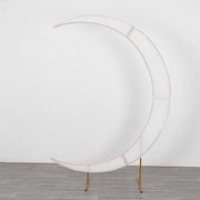 7.5 ft Fitted Spandex Crescent Moon Wedding Arch Backdrop Stand Cover