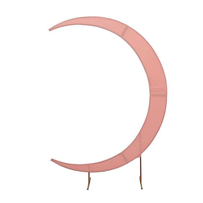 7.5 ft Fitted Spandex Crescent Moon Wedding Arch Backdrop Stand Cover BKDP_STND_16_SPX_L_080